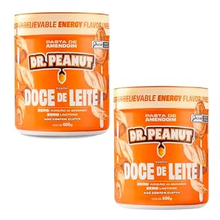 Kit 2x Pasta de Amendoim 600g - Dr Peanut (Doce de Leite)