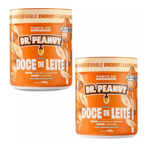 Kit 2x Pasta de Amendoim 600g - Dr Peanut (Doce de Leite)