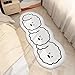 MINDONG Tappeto Peloso Simpatico Cartone Animato Minimalista Scandinavo Moderno, Tappetino da Salotto per Divano da Salotto, Tappetino Decorativo per Guardaroba da Camera da Letto 100x160cm