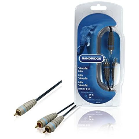 Bandridge Blue Subwoofer Cable Cover