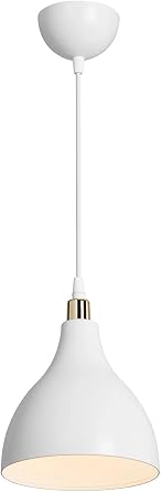 AG LightDesign Beyaz Sarkıt Avize Yatak Odası Salon Mutfak Koridor Lamba 18 AGnm94 [Enerji Sınıfı A]