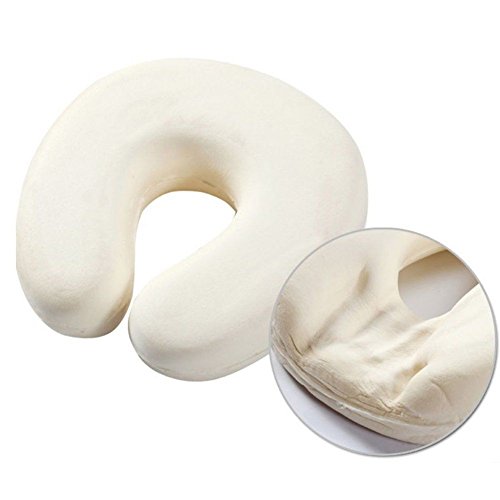 Almohada de Viaje Espuma Viscoelástica Azul Pequeña miniatura 5