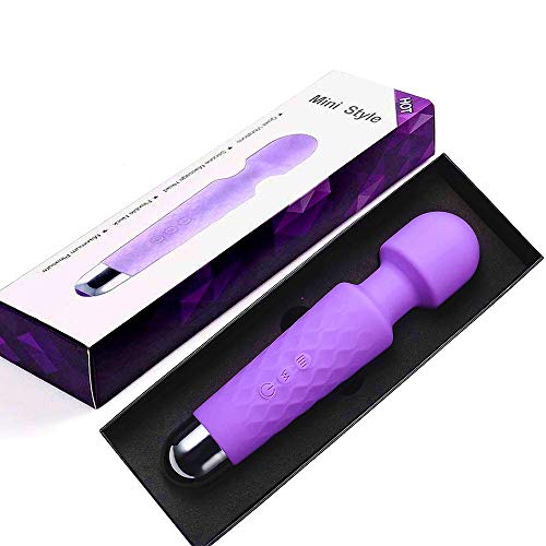 Upgraded Powerful Massager,with 20 Magic Vibration Modes Whisper Quiet Waterproof Handheld Cordless