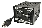 Simran SM-500 Heavy Duty 500 Watt Step Up and Down Voltage Transformer Power Converter 110/120 Volt - 220/240 Volt with Fuse Protection
