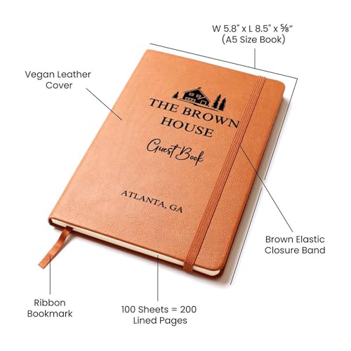 Hilis Jewelry Hilis Personalized Guest Book For Vacation Home Visitors thumb #1