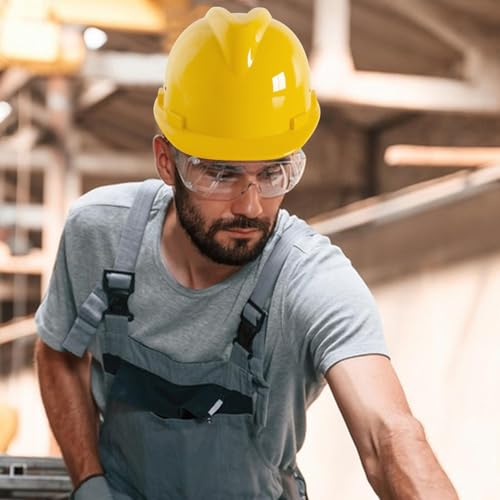Casco duro de seguridad ventilado con protección que absorbe golpes 7