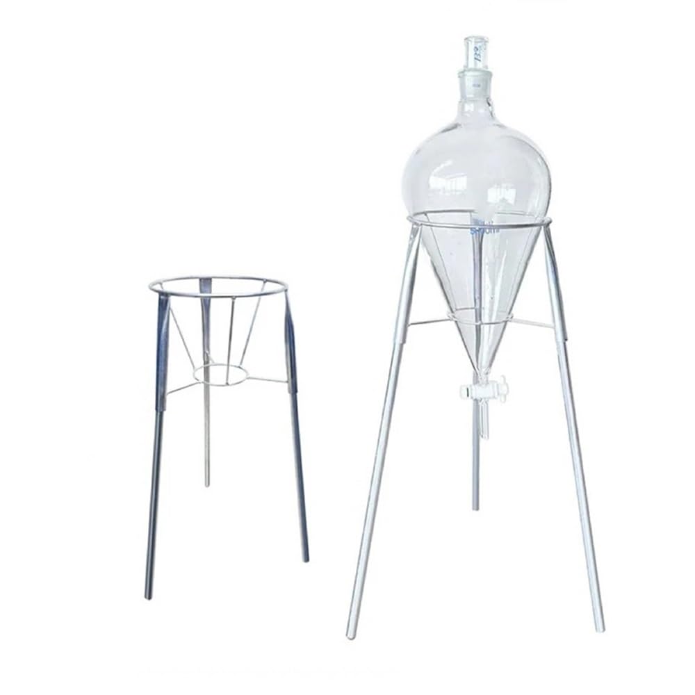 Abnehmbarer Scheidetrichter mit dreieckiger Halterung, 2000 ml/3000 ml/5000 ml/10000 ml/20000 ml(Pear shaped 20000ml)