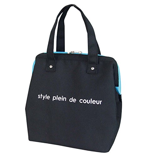 アットファースト 保冷 ランチバッグ Lサイズ カラーズ ブラック AF5997