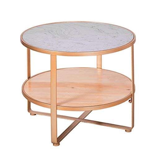 Parlour Coffee Table, Double Marble and Solid Wood Table, Stable Frame Parlour Coffee Table, Double Marble and Solid Wood Table, Stable Frame