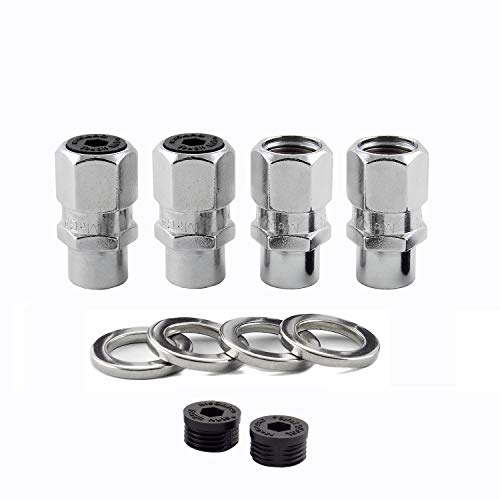 Image of McGard 60128 Chrome Racing .490 inch Shank Style Lug Nut Set (7 /16 inch - 20 Thread Size) - Set of 4