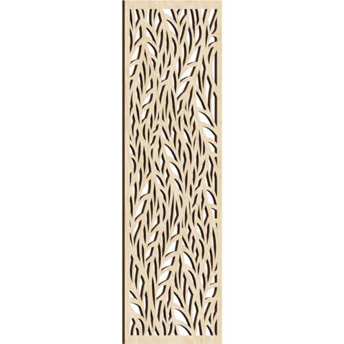 Image of Ortonville Decorative Pierced Fretwork Wood Wall Panels, 13 3 /8 inchW x 34 3 /8 inchH x 1 /4 inchT, Birch