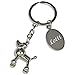Produktbild Schlüsselanhänger Pudel mit Textgravur / Geschenk für Hunde-Fans / personalisiert