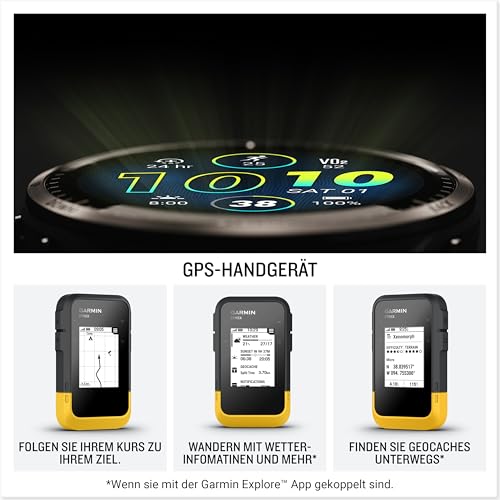 Garmin eTrex SE – Robustes GPS-Outdoor-Navi mit hochauflösendem 2,2“ MIP-Display, über 7 Tage...