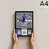 Moises Caicedo Chelsea Signed Photo Poster Print Picture Display Framed Autograph Memorabilia for Football Fans Gift Ecuador (Black A4 Poster Only) #1