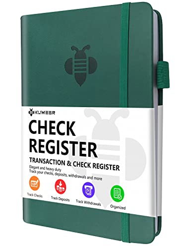 Registres élégants pour chéquier vert terre pour votre paix d'esprit