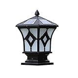★ Ces phares à colonne combinent un style élégant avec un style de personnalité moderne, avec un processus d'amélioration continu qui apporte une décoration créative à votre jardin, cour, portail et autres endroits où vous avez besoin d'une source de lumière.