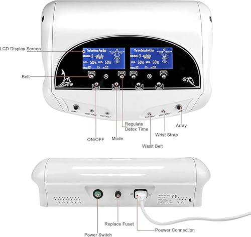 Máquina Detox iónica dual para pies con spa LCD miniatura 2