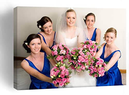 Image of Canvas Champ Polyester Canvas Prints Personalized Wth Your Photos - Customized Canvas Picture For Your Wall Art - Framed Canvas (12 inch W X 18 inch H)