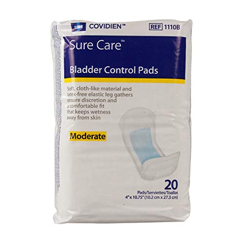 COVIDIEN Sure Care Bladder Control Pads Model: 1110B, 1 PACK