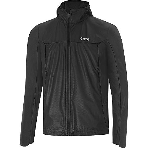 GORE WEAR R5 Men's Hooded Jacket Gore-TEX INFINIUM, Size: M, Color: Black