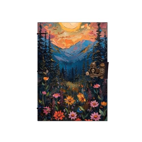 Image of Scenery Diary Notebook 7x5 Inch 160 Pages Unruled Journal for Notes