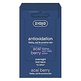 Vegano Ziaja Acai Mascarilla Nocturna Cremosa Y Gruesa Para Rostro Y Cuello (Pack 20 Uds.) 140 ml