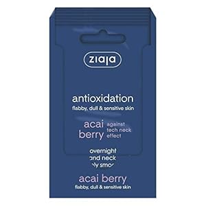 Ziaja Acai Mascarilla Nocturna Cremosa Y Gruesa Para Rostro Y Cuello (Pack 20 Uds.) 140 ml