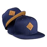 Snapback Caps mit flachem Schirm