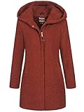 wintermantel wolle gefüttert zeitlos schick, individuell kombinierbar, ob klassisch und feminin oder leger und casual, die Damen-Jacke mit XL-Kapuze geht immer