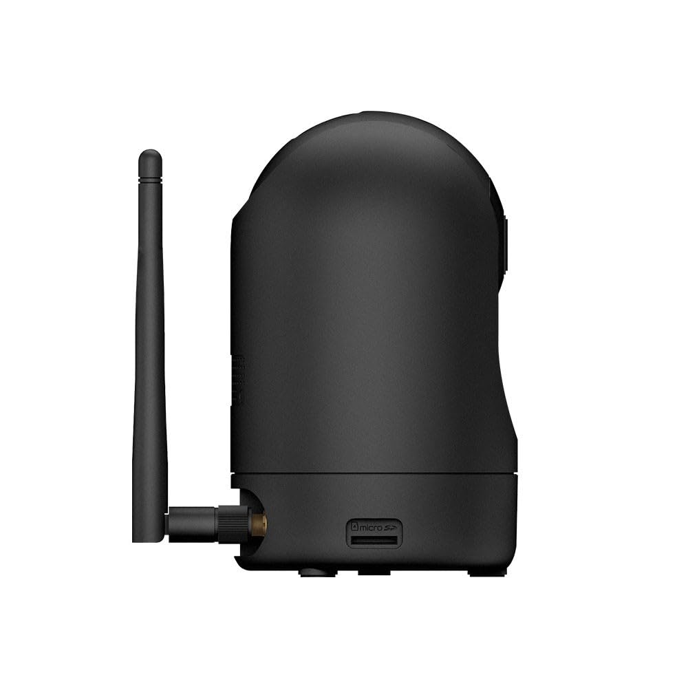 Foscam - R4M-B - Cámara IP Interior motorizada 4MP Negro - Cámara Wi-FI con Consulta y Control a Distancia 24 Horas / 7 días - Detección de Movimiento y Alerta Push