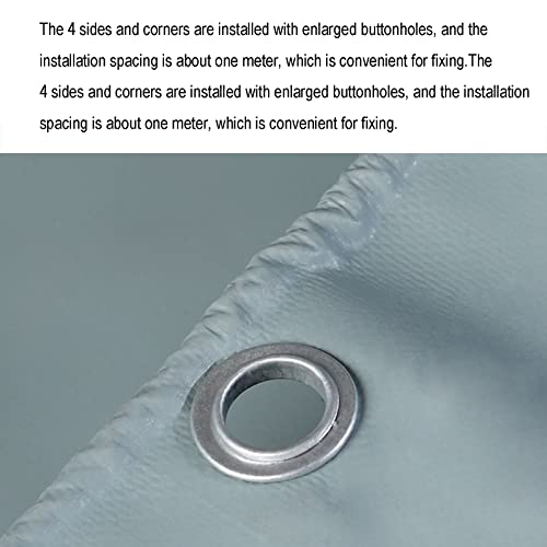 Bâche imperméable 3x7m résistante aux intempéries pour chenils et foin - 5