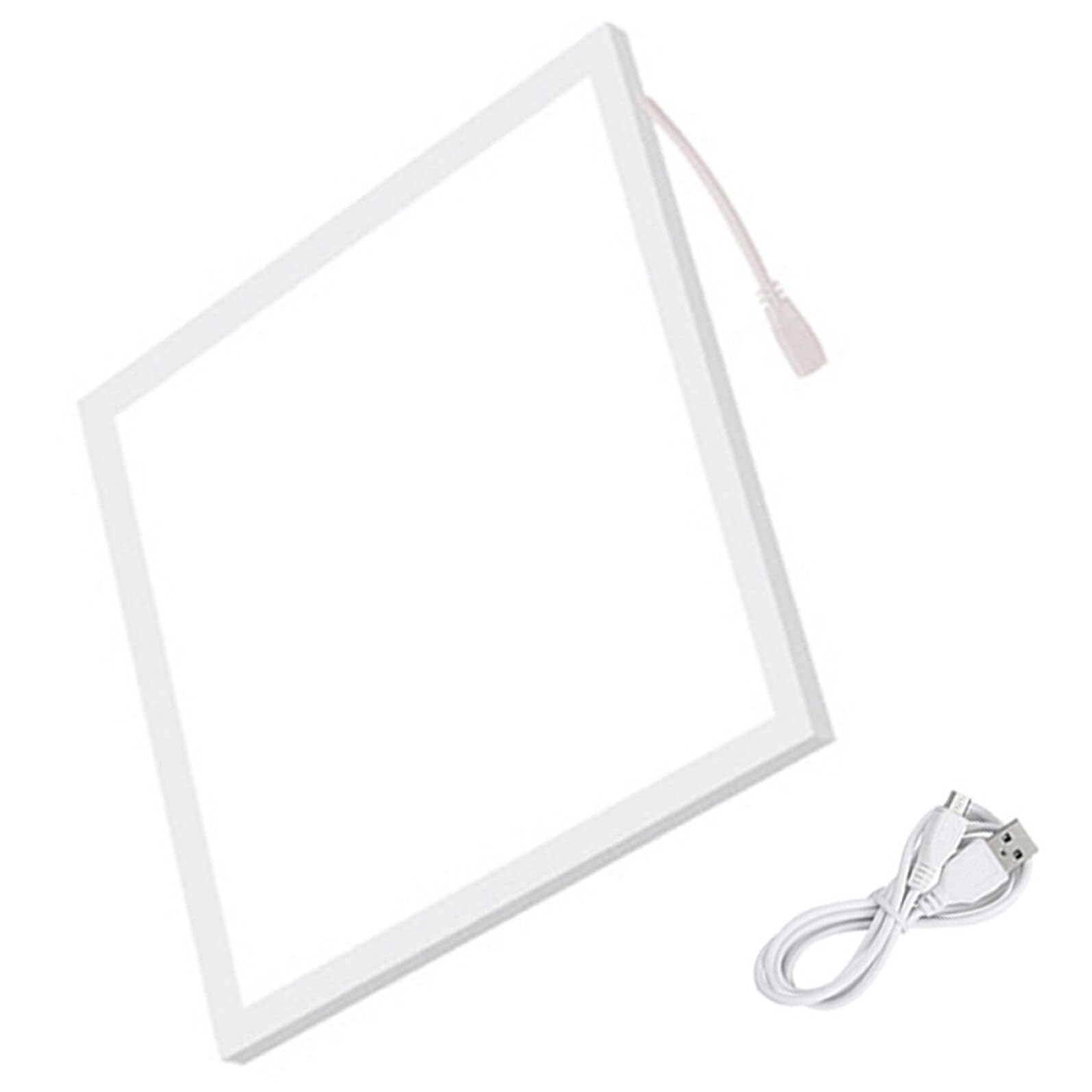 Mikinona Luces para Fotografía LED Continuas Panel Portátil de Luz de Relleno sin Sombras para Sesiones de Fotos y Grabación de Video Estudio o Exteriores