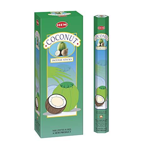 Hem Coconut Incense Sticks (120 Sticks, 6 Boxes Inside) -
