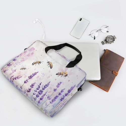 Bolsa compacta para portátil con correa acolchada y bolsillo protector con cremallera 7