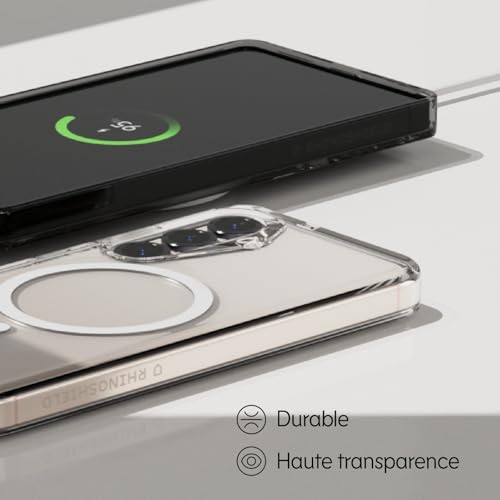 Coque transparente Galaxy S25 Ultra RhinoShield Magsafe haute qualité