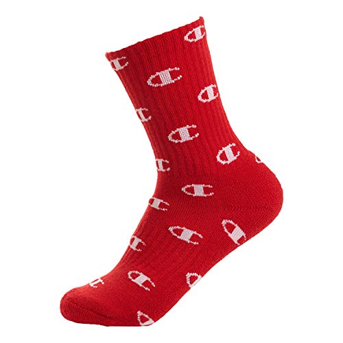 Image of Champion Kids' Kids' 6-pack Crew Socks With Color and Size Options