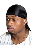 ShyneDurags Silky Durag - Parfait pour 360 Waves, Dreadlocks et Curls, Premium Silk Durags pour hommes et femmes, accessoire de tous les jours ultra-doux, confortable et à la mode