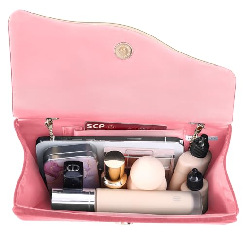 Image of Clutch Purses for Women Evening Bag Faux Suede Formal Party Wedding Cocktail Prom