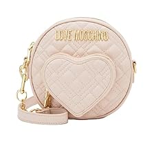 Idea Regalo - Love Moschino BORSA A SPALLA Donna, Bianco, 17X17X5