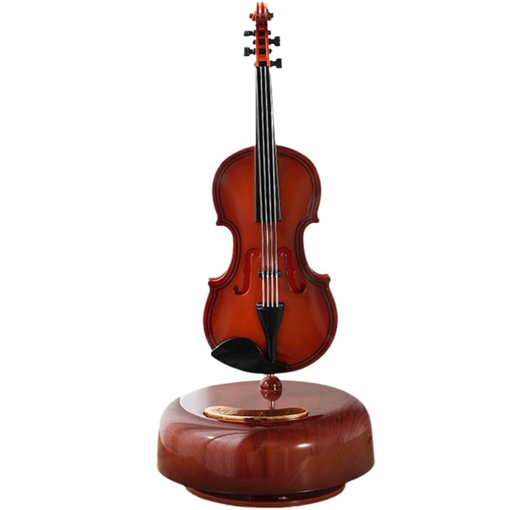 Caja de música retro nostálgica de saxofón ideal para regalar a músicos y melómanos
