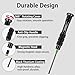 DULIWO Fishing Reel Repair Tools Kit, S2 Steel Screwdriver Set with Magnetic Tips for Reel and Rod Repair, Includes Flat, Raised Flat, Phillips & Hex Tips