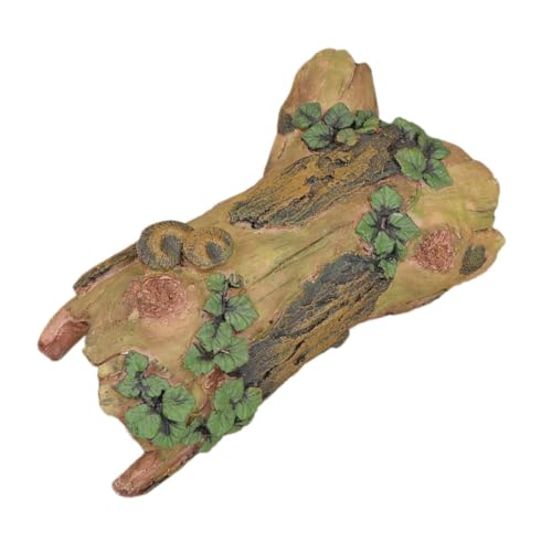Angoily トカゲの洞窟 トカゲ 洞穴 トカゲタンクアクセサリー ひげを生やした のアクセサリー ヘビの皮 フトアゴヒゲトカゲのログ ヒョウモントカゲモドキのアクセサリー 樹脂