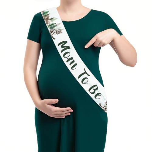 Wolf Baby Shower Decorations Wolf Mom to Be Sash