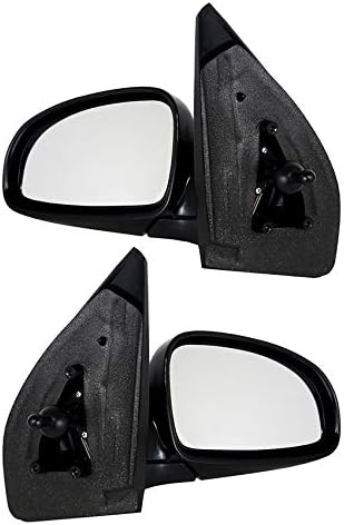 New Pair Of Side Mirrors Compatible With General Motors Man Pontiac Aveo Hatchback Sedan 2004 2005 2006 2007 By Part Numbers 96406189 96394980