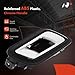 A-Premium Rear Right Passenger Side Interior Door Handle Compatible with Ford Taurus 2010 2011 2012, Black Bezel with Chrome Lever, Replace# AG1Z-5421818-AA