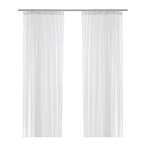 IKEA Lill Perde Çifti Beyaz (280 cm x 300 cm)