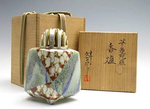 Amazon Co Jp 648 陶芸家 鈴木健司作品保証 共箱 香炉 蔵出 買取品 Home Kitchen
