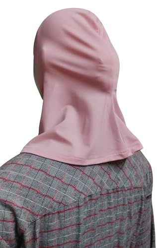 Image of TCP Women's Ninja Beige Jersey Cap, under scarf Neck Covering Hijab Tube cap Age 16+ years