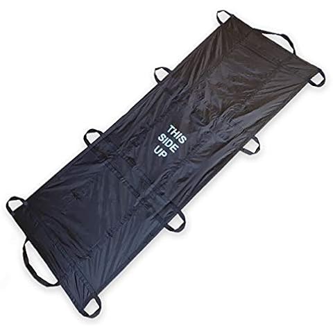 Rescue Essentials Quiklitter Lite, Black Nylon Handles, Nylon Fabric, 750 Lb Rated for Patient Transport and Casualty Evacuation, Vacuum Sealed for Small Cube Space Cover