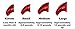 Purrdy Paws 40 Pack Soft Nail Caps for Cat Claws Ruby RED Glitter Kitten